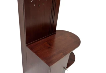 Art Deco Cabinet or Dry Bar with Clock, 1930s